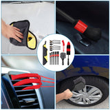 15x Car Wash Kit Wheel & Rim Brush Detail All The Brushes Needed For Car Wash B