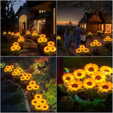 LED Solar Sunflower Lights Flower Lamp Landscape Lawn Path Garden AU Day