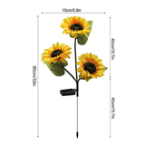 LED Solar Sunflower Lights Flower Lamp Landscape Lawn Path Garden AU Day