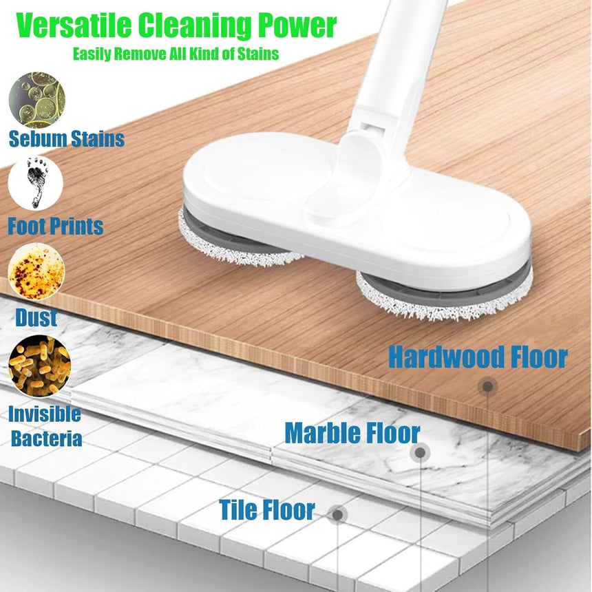 5-In-1 Cordless Electric Mop Cleaner Floor Polisher Sweeper Washer Scrubber NEW