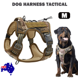 Dog Harness Tactical No Pull Adjustable Pet Military Working Training Vest M