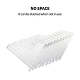 12pcs L Acrylic Clear Stand for Trading Card PSA Pokemon Card Holders Stand