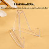 12pcs L Acrylic Clear Stand for Trading Card PSA Pokemon Card Holders Stand