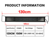 120 CM 150W 244LED Aquarium LED Lighting  Marine Aqua Fish Tank Light NEW