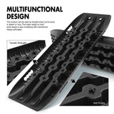 X-BULL Recovery Tracks Gen 2.0 10T Sand Mud Snow 2 Pairs Offroad 4WD 4x4 2PC 91CM Black