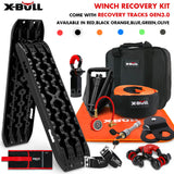 X-BULL Winch Recovery Kit with Mini Recovery TracksBoards Snatch Strap Off Road 4WD