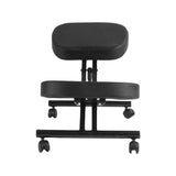 EKKIO Adjustable Ergonomic Office Kneeling Chair (Black)