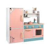 EKKIO Wooden Kitchen Playset for Kids (Refrigerator Kitchen Set)