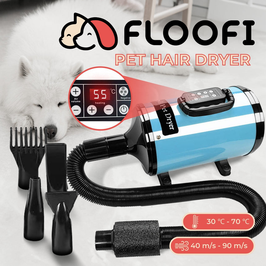 Floofi Pet Hair Dryer LCD (Blue)