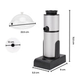 GOMINIMO Cocktail Smoker Kit with Dome and Cup Lid (Black+Silver)