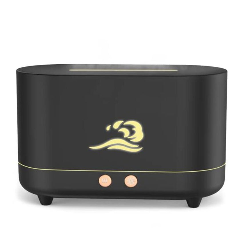 GOMINIMO Flame Humidifier Wind 225ml Black