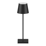 GOMINIMO Rechargeable Cordless Table Lamp with Stepless Dimming Brightness (Black)