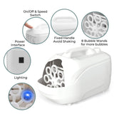 GOMINIMO Automatic Bubble Blower Machine for Kids (White)