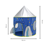 GOMINIMO 3 in 1 Sky Style Kids Play Tent with Carrying Bag (Blue and Yellow)