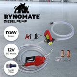 RYNOMATE 12V Portable Electric Diesel and Kerosene Transfer Pump Extractor (45L/min)