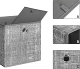 SONGMICS Storage Boxes 6 packs Non-Woven Fabric Grey