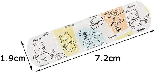 [6-PACK] Skater Japan M-size Bandage 20 Pieces 19*72mm ( 4 Styles Available ) Winnie the Pooh