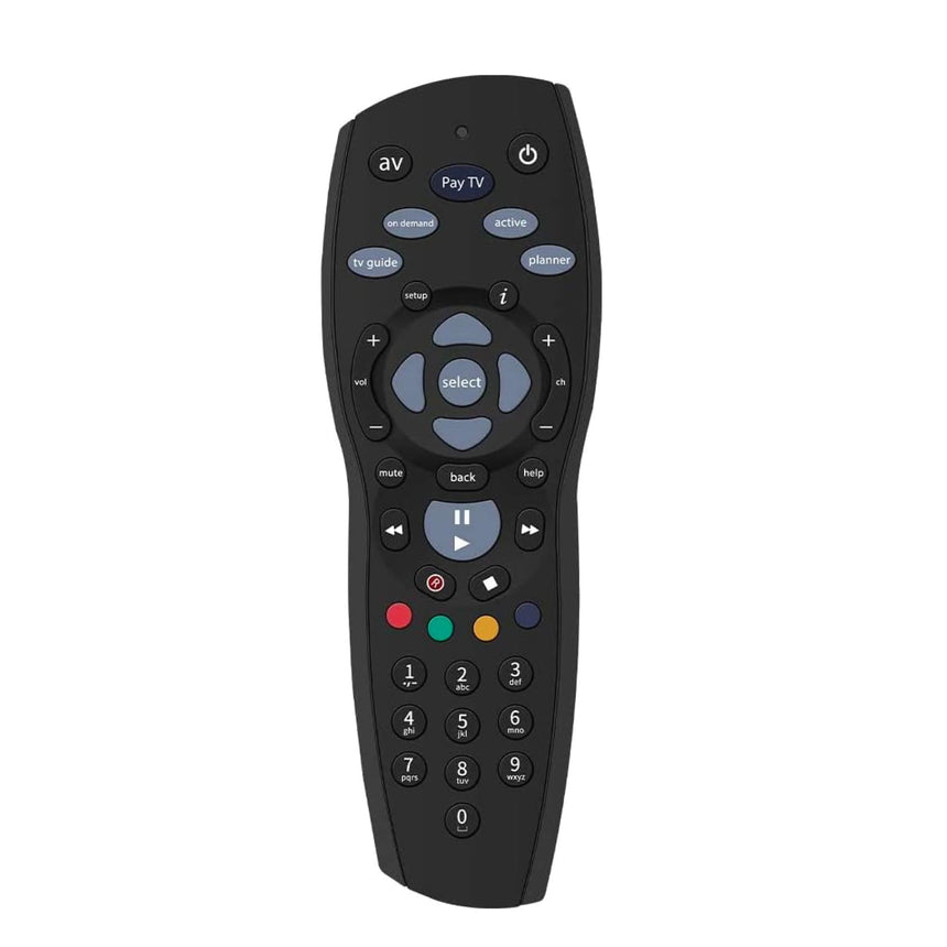 4x PayTV Remote Control Compatible with Foxtel MYSTAR SKY NEW ZEALAND - Black