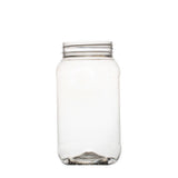 10x 1Kg Plastic Honey Jars + Lids - Round Clear Food Grade Packaging Containers