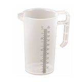 1L Measuring Jug Heavy Duty Clear Plastic Propylene Food Grade BPA 5 Pro-Jug