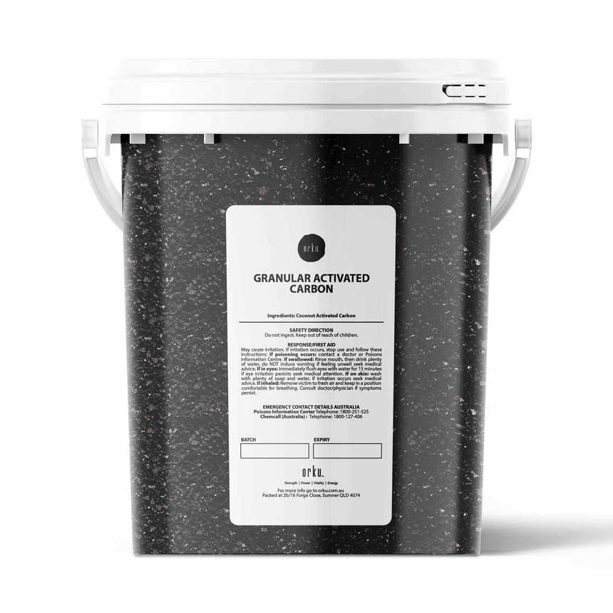 600g Granular Activated Carbon Tub GAC Coconut Shell Charcoal - Water Filtering