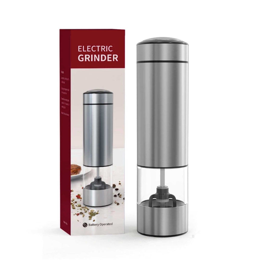 Electric Salt and Pepper Grinder - One Press Battery Operated Shaker Mill