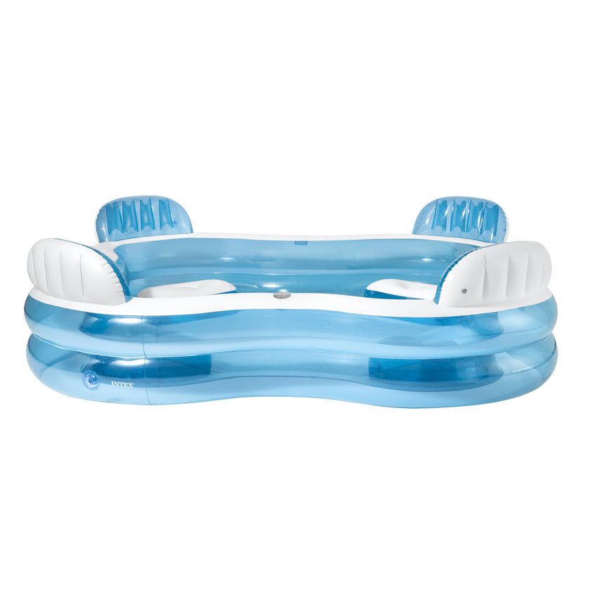 Intex Swim Center Square Inflatable Lounge Pool