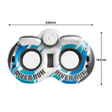 Intex River Run 2 Blue Rapids Inflatable Floating Lake Tube