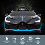 Kahuna Licensed Bugatti Divo Kids Electric Ride On Car - Black