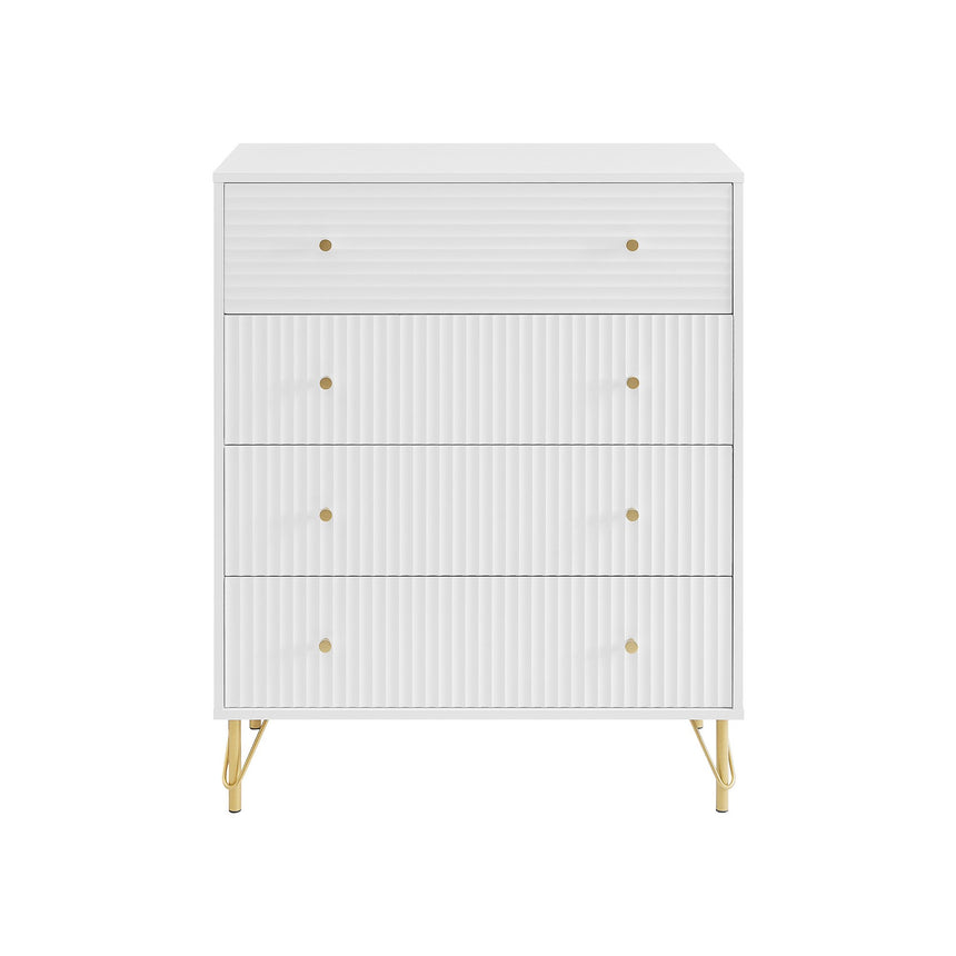 Sarantino Rocco Chest Of Drawers - White