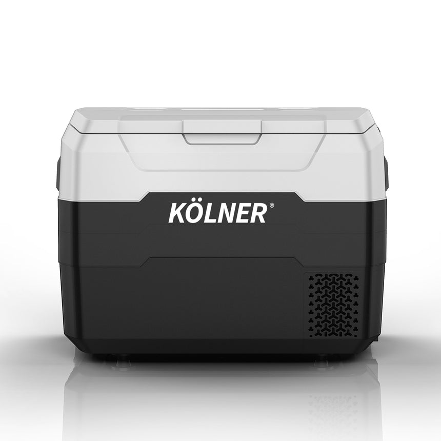 Kolner 40l Fridge Freezer Cooler 12/24/240v Camping Portable Esky Refrigerator - Black