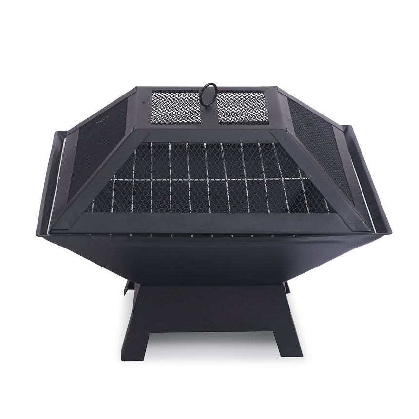 Wallaroo Portable Outdoor Fire Pit for BBQ, Grilling, Cooking, Camping