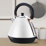 Pronti 1.7l Rose Trim Collection Kettle - White