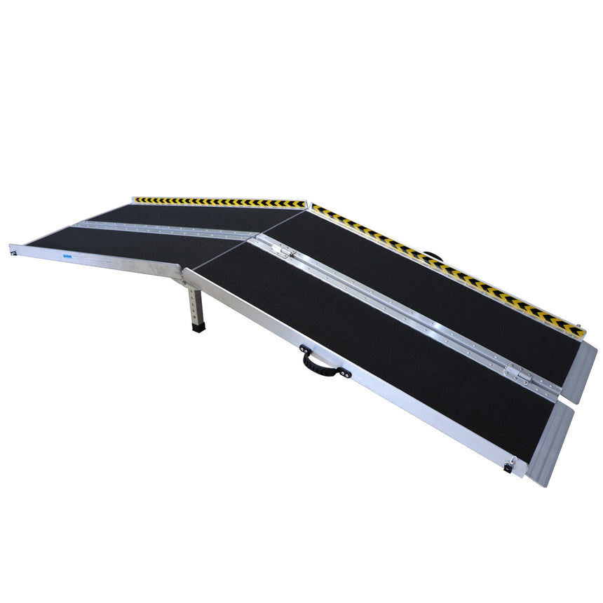 Kartrite Aluminium Wheelchair Ramp With Leg Support - 8ft