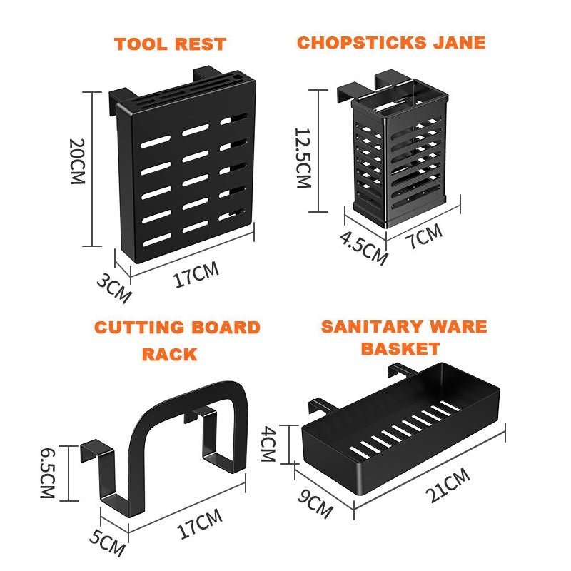 85cm Double Tier Enclosed Dish Drying Rack Holder Drain caddy Kitchen Drainer Storage Over Sink Organiser Storage