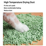 Dust-Free Tofu Cat Litter Quick Clumping & Odor Control Plant-Based Deodorizer Ideal for Multi-Cat Homes