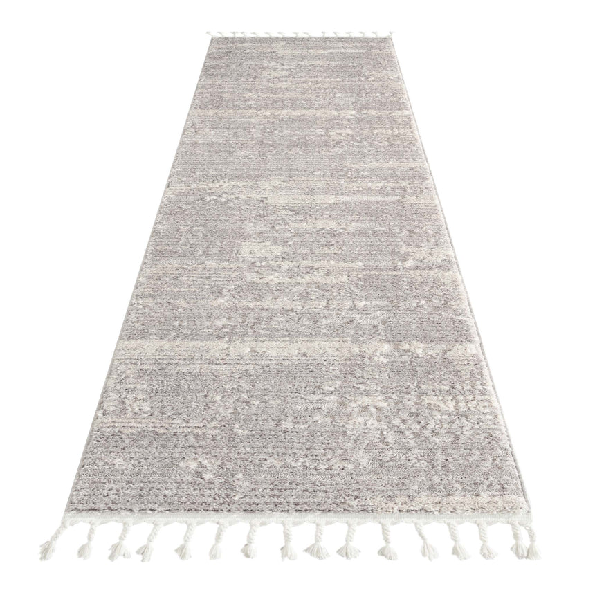 Addie Soft Pile Rug - Light Grey - 160x230