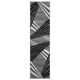 Adore Geometric Textural Rug - Grey - 200x200