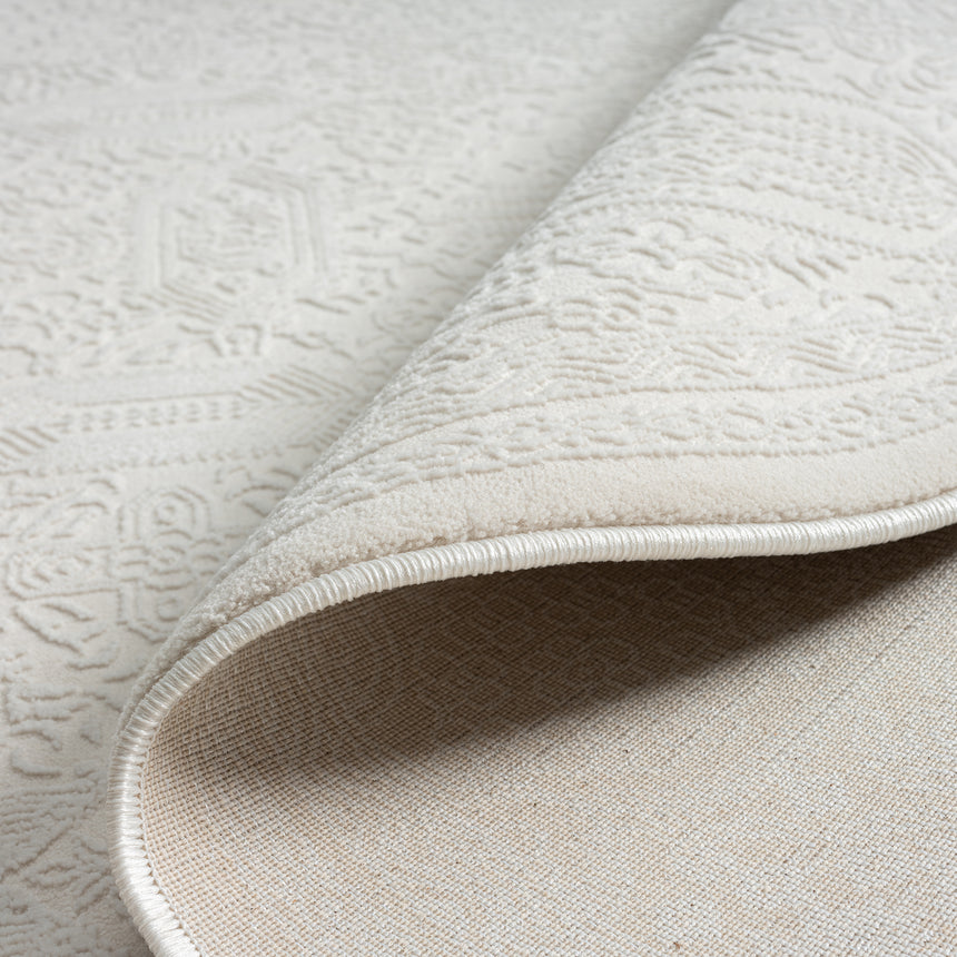 Grande Jacquard Rug - Ivory - 240x330