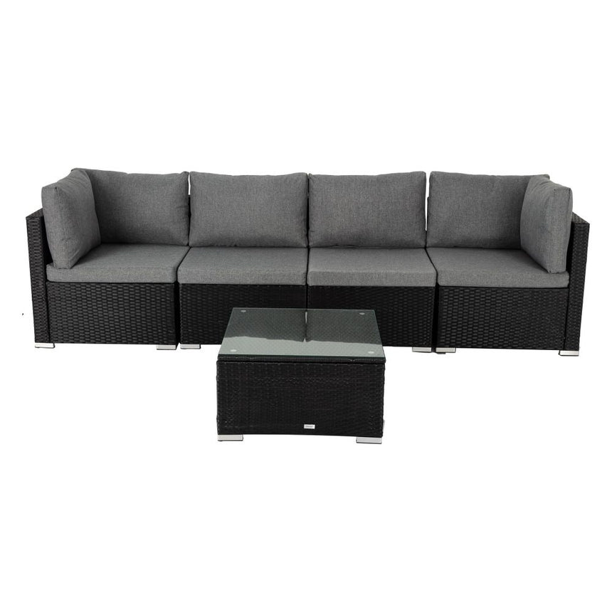 Outdoor Modular Lounge Sofa Bondi-Black