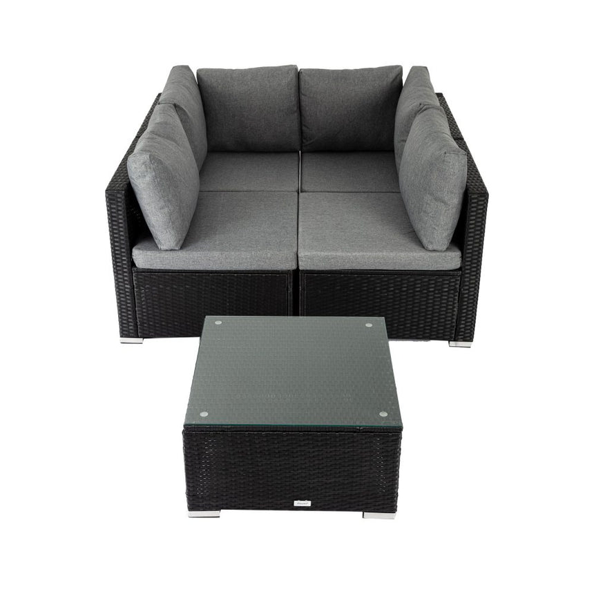 Outdoor Modular Lounge Sofa Bondi-Black