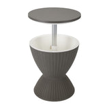 Taupe Ice Bucket Table