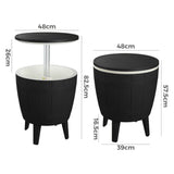 Black Ice Bucket Table