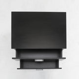 2X Bedside Table Side Storage Cabinet Nightstand Bedroom 2 Drawer ETTA BLACK