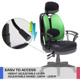 Ergonomic Korean Office Chair SUPERB GREEN