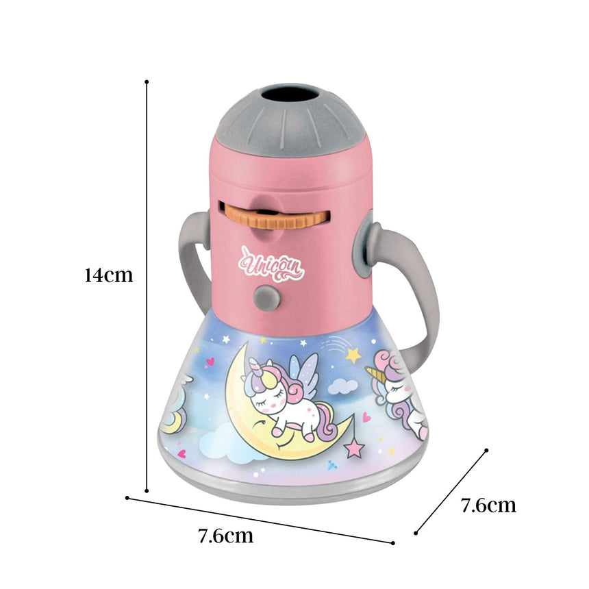 Unicorn Mini Night Light Camping Projector - Lantern Torch Kids Learning Toy