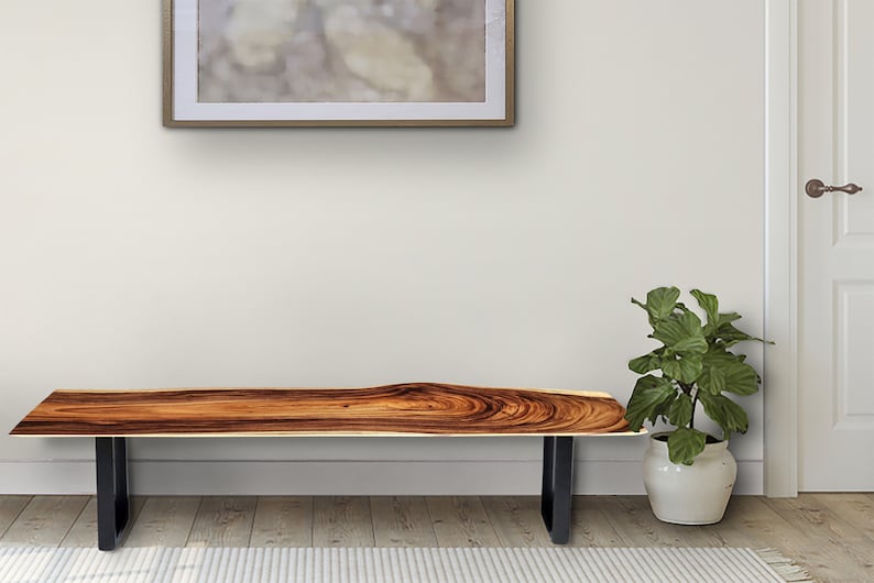 Bench seat or low set console table, hallway table Raintree Wood 1.8 Meter 180cm