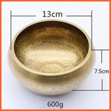 Singing bowl Nepalese Tibetan genuine 592g bowl 12 cm size includes genuine wand