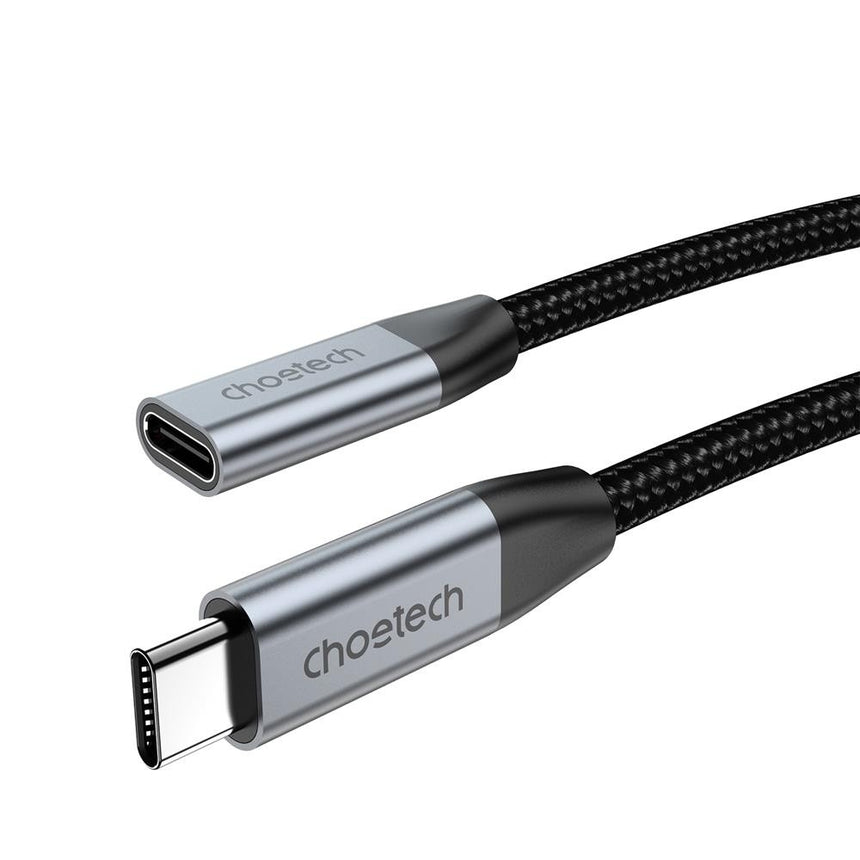 CHOETECH XCC-1039 100W Type-C Female to Type-C Male Extension Cable 2M