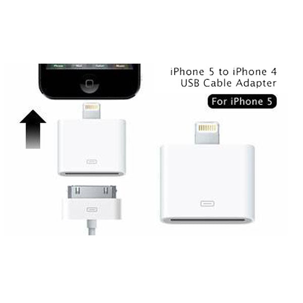 iPhone 5 iPhone 8-pin to 30-Pin Adapter